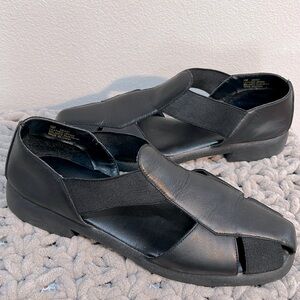 What’s what black leather sandals